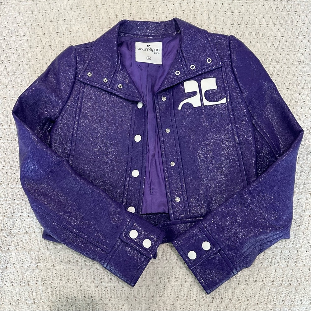 COURREGES VINYLE JACKET Size 36